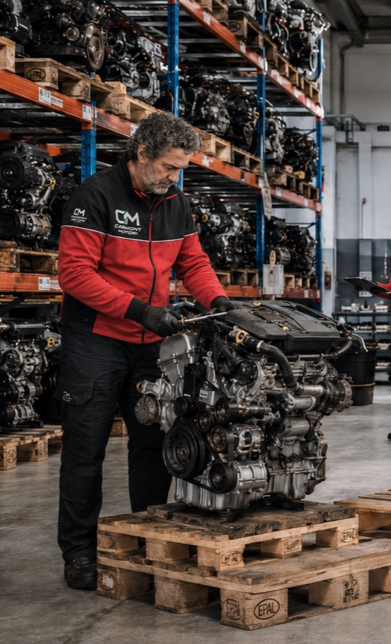 Controllo tecnico di un motore Carmont